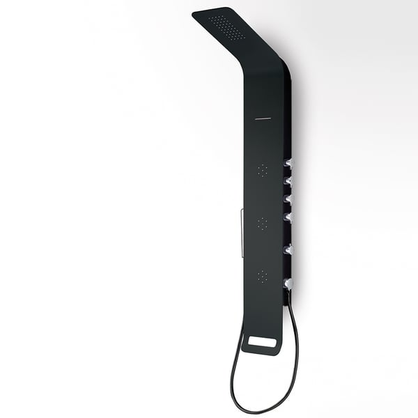 Στήλη Ντους-Υδρομασάζ Icos Astrea Black  Matt